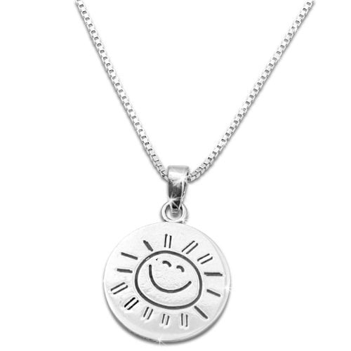 Ladies Chic Silver Sunshine /"You are my Sunshine/" Message Card Necklace Jewelry